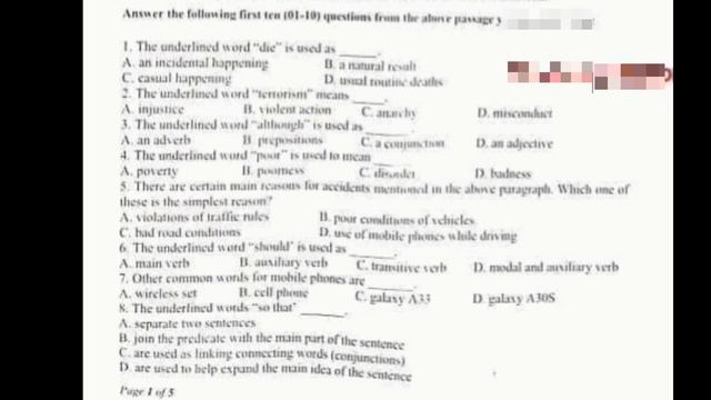 Today sts test paper 26-June-2023 | STS test preparation 2023 | Part 1 English passage/ Paragraph