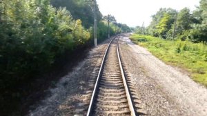 Кавказ из окна поезда. Пчёлка - Горячий ключ.