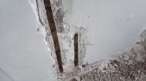 Штукатурка стен по маякам. Челси. Дом из арболита