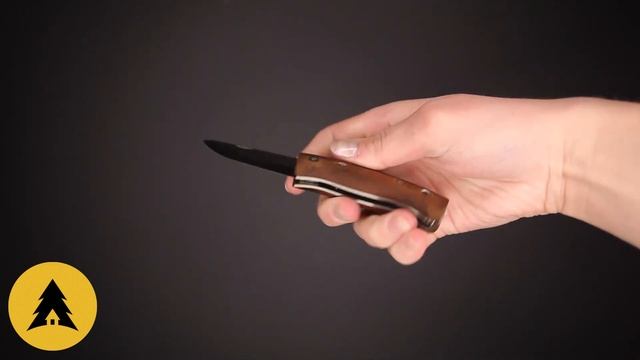 Складной нож Helle Kletten сталь Sandvik 12C27, рукоять кебони смотреть онлайн