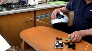 Установка видеокамеры на горнолыжном шлеме