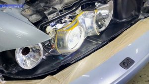 Студия ЛУЧ установка Bi-Led на BMW E39