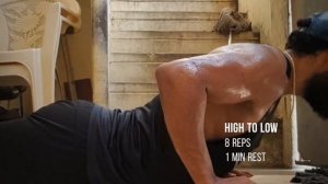 | BUILD YOUR TRICEPS | only using body weight  Peak pump