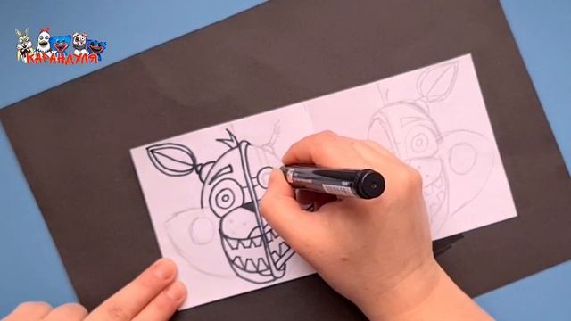 5 НОЧЕЙ С ФРЕДДИ ? ФАНТАЙМ ФОКСИ ИГРА ДЛЯ ФАНАТОВ #fnf #drewing #5ночейсфредди #fivenightsatfreddys