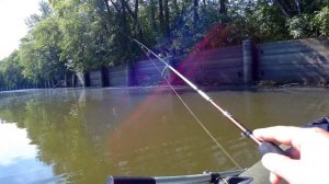 Рыбалка на ультралайт , микроджиг с лодки. Окунь на микроджиг.