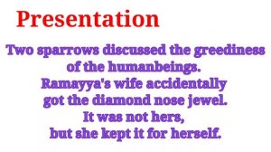 8th English/Prose-1/ The Nose Jewel- Notes of Lesson for Teachers /With SLO, Mindmap, Consolidation