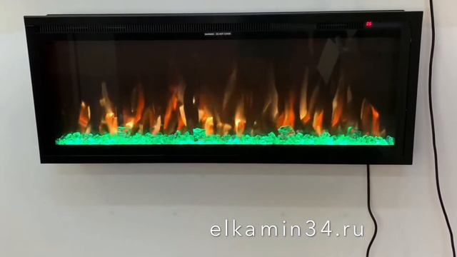 Настенный электрический камин Saphir S 42 RealFlame. смотреть онлайн