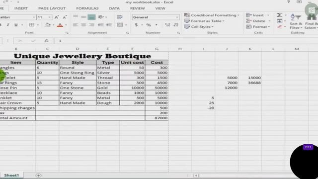 Basic Excel Training Tutorial for Beginners Formatting &  Formulas