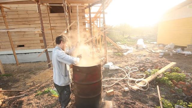 Экономия на стройке. Варим краску своими руками. Финский рецепт