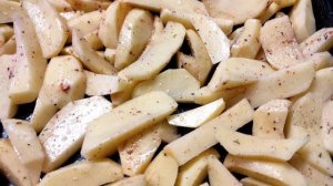Картошка по-деревенски с хрустящей корочкой 🥗. Рецепт.