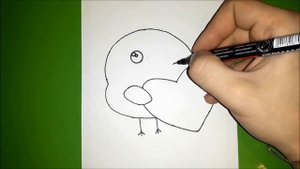 Как нарисовать ЦЫПЛЁНКА? Лёгкие рисунки для начинающих