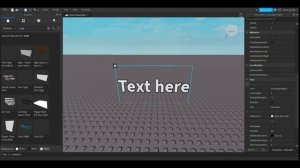 Как сделать текст роблокс|Roblox Studio урок #4