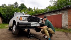 Установка губы вихрь,ВАЗ 2107.