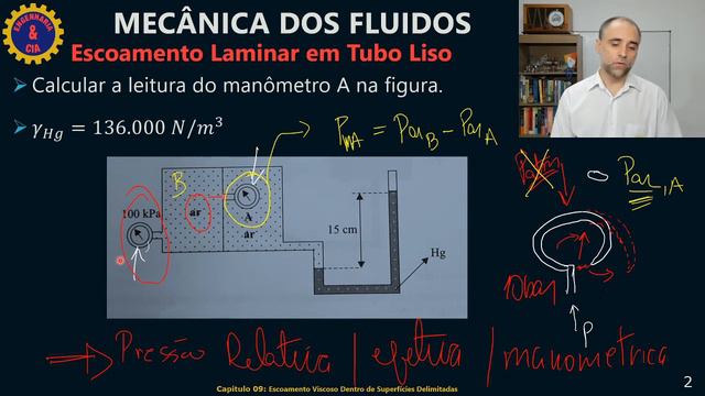 #MECFLU Exercício Manometria - Manômetro em U e Manômetro de Bourdon смотреть онлайн