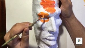 Маска из папье маше 4