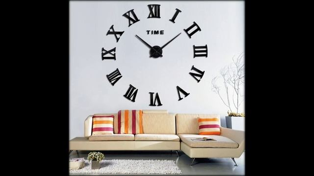 Настенные кварцевые часы Aliexpress с римскими цифрами, большие часы с зеркальными стикерами для смотреть онлайн