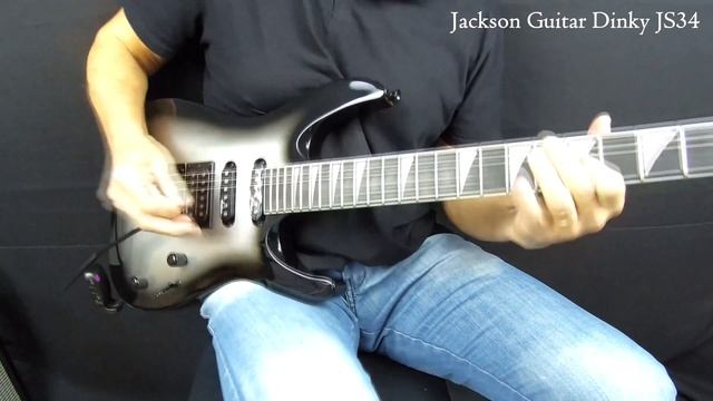 Jackson Dinky JS34 Electric Guitar Silver Burst - by Nelsinho Borba