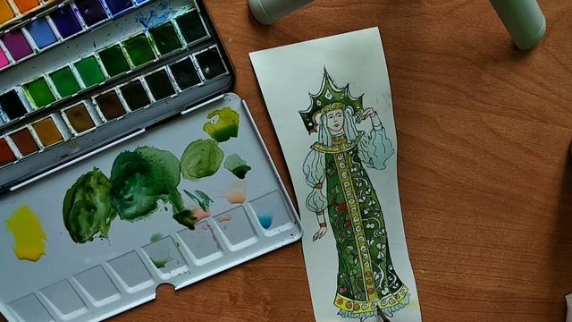 Царевна Лягушка акварелью Superior и Paul Rubens смотреть онлайн