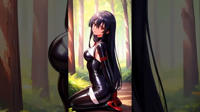 AI anime waifu Akame #shorts #ИИ #аниме #вайфу