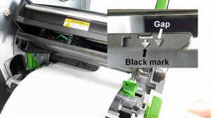 TSC ML240 Series Printer: Loading the media
