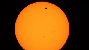 Venus transit (6 june 2012, 7:37)