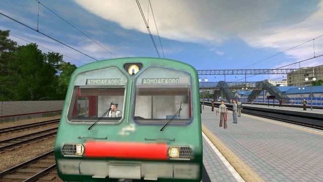 Принимаем управление электропоездом ЭД4М-0303 в TrainzSimulator на себя смотреть онлайн
