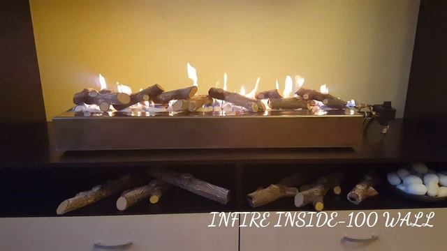 Газовый камин INFIRE INSIDE-100 Wall