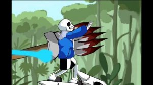 Cartoon Cat vs Sans vs Sonic.EXE . Drawing Cartoons 2