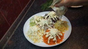 Новогодний салат "Грузинская долина".Вкусно!