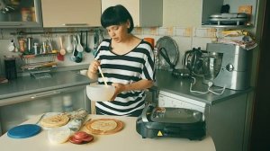 Чапати с фаршем.