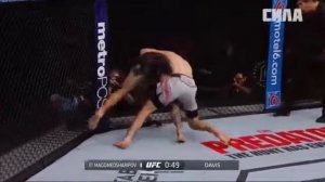 UFC 228.Zabit Magomedsharipov vs Brandon Davis(Забит Магомедшарипов против Брендон Дэвис)Полный бой