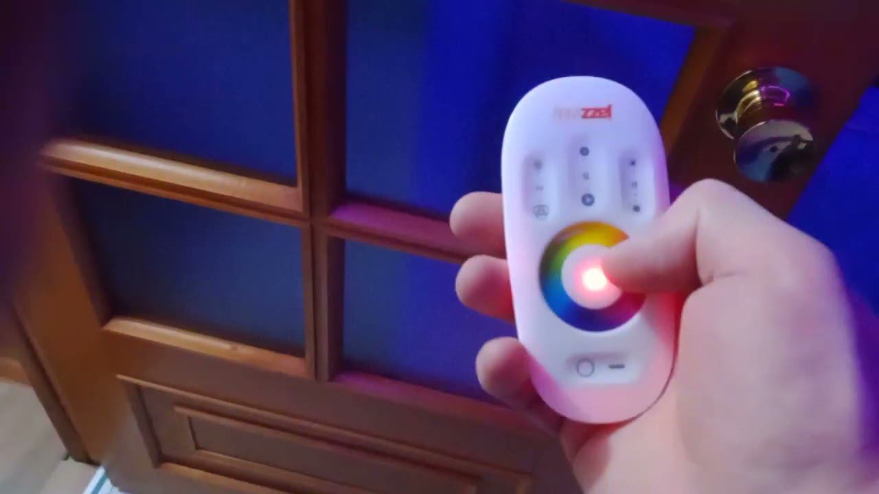 RGB светодиодная лента как основной свет в комнате