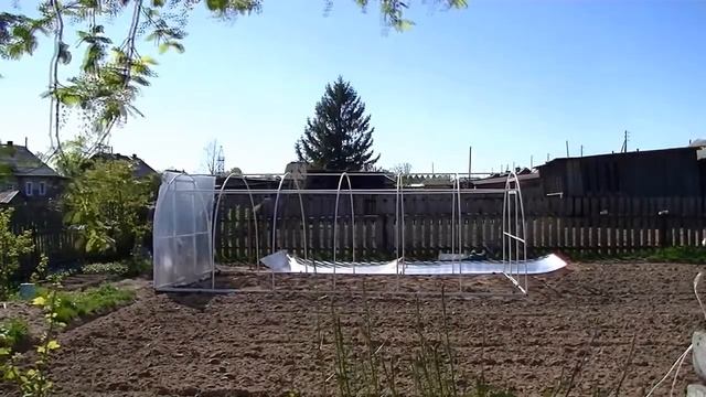 Теплица-парник из поликарбоната "Сибирская сверхпрочная" смотреть онлайн