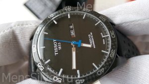 Tissot PRS 516 Powermatic 80 T100.430.36.051.02 Men's Watch | Швейцарские Чёрные Мужские Часы Тиссо