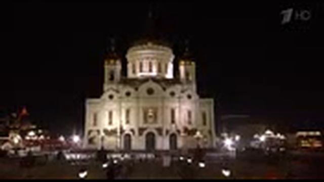Пасха Христова 2015 Богослужение в Храме Христа Спасителя смотреть онлайн