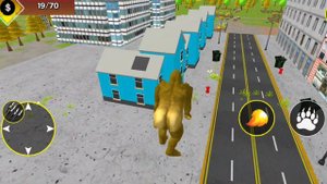 Best Dino Games - Gorilla City Rampage: Angry Animal Attack Game Android Gameplay