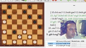 Чемпионат Европы FMJD по шашкам 64(р) Измир 2019 Стручков Н.- Ивашко Е.