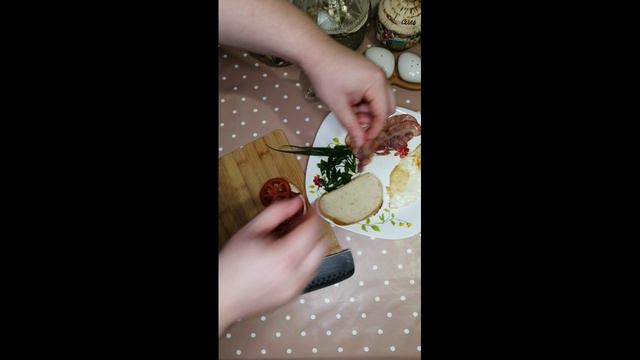 Сытный завтрак