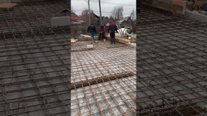 Прогрев монолитной плиты