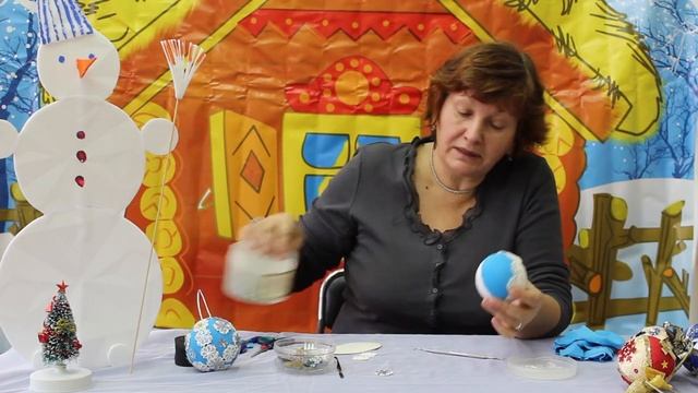 Мастер - класс "Новогодняя игрушка",Красиловская Светлана Алексеевна, рук. студии "Радуга ремёсел" смотреть онлайн