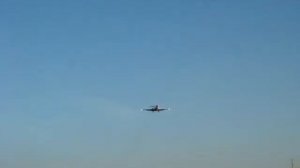 Fokker 100 landing at Budapest Ferihegy Airport