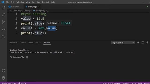 Type Casting in Python | Type Conversion in Python | Python Tutorial in Hindi