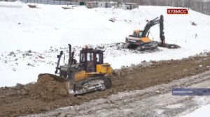 Губернатор Кузбасса Сергей Цивилев проверил ход строительства Северо-Западного обхода Кемерова