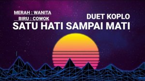 Karaoke dangdut Satu hati sampai mati koplo