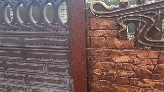 декоративный бетонный забор под камень и дерево ? 89507101955 смотреть онлайн