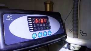 Настройка клапана RUNXIN F65B3 и промывка колонны