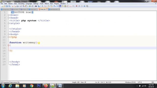 #PHP#HTML#CSS Lecture#06 PHP Functions