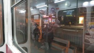 Поездка на трамвае Tatra T3SU №1174 по маршруту №4 Ульяновск 22.11.2020