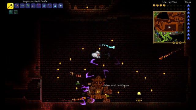 Terraria V1.2.4 Тактика босс "Голем" смотреть онлайн