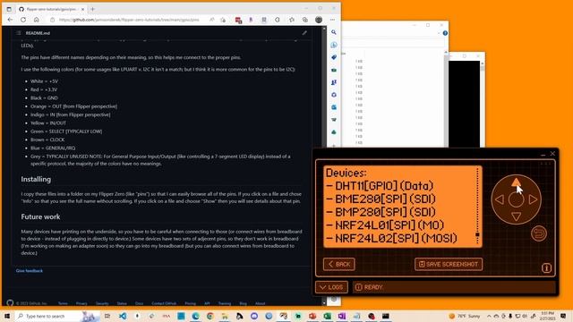 Flipper Zero - GPIO "pins" project смотреть онлайн